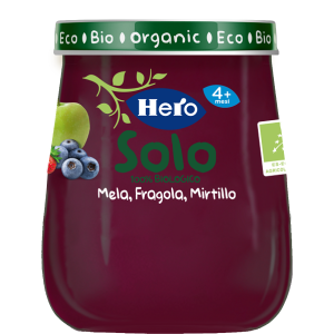Hero baby solo omogeneizzato mela fragola mirtillo 120 g