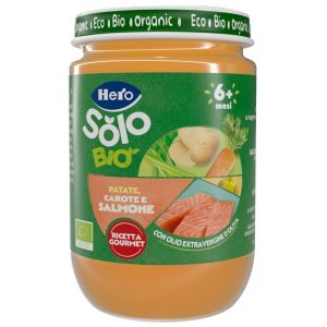 Hero baby solo omogeneizzato salmone verdure 190 g