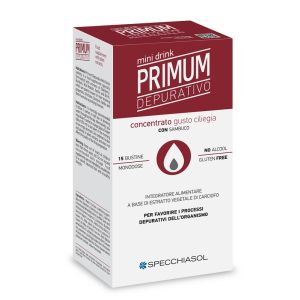 Primum depurativo minidrink ciliegia 15 stick da 10 ml