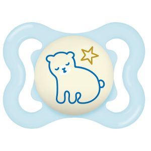 Mam succhietto supreme night 2-6 silicone single box maschio