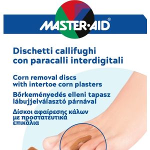 Dischetto callifugo 6 pezzi + paracallo 6 pezzi interdigitali master-aid footcare b5