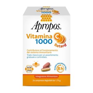 Apropos vitamina c 1000 a rilascio prolungato 24 compresse deglutibili