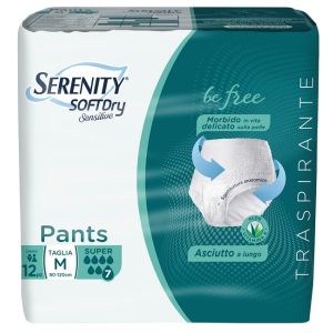 Serenity pants sd sensitive super m 12 pezzi