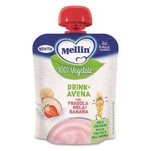 Mellin pouch avena mela fragola banana 90 g