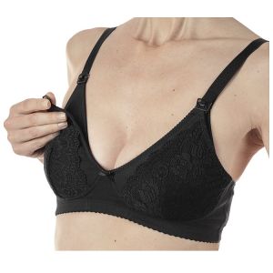 Mammy reggiseno cotone allattamento black 3c
