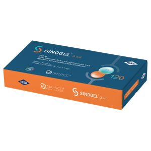 Siringa intra-articolare sinogel 2,4% acido ialuronico + 1,6% condroitina sodica 3ml + 1 ago