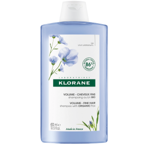 Klorane shampoo volume fine hair con lino 400 ml