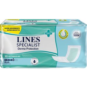 Pannolone per incontinenza lines specialist derma rettangolare 30 pezzi