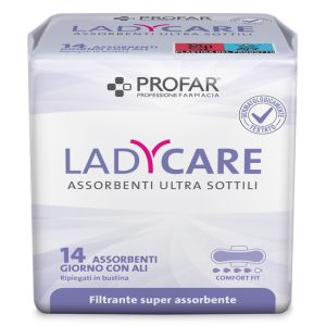 Ladycare assorbenti giorno ali 14 pezzi profar