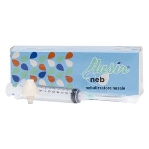 Nasir neb kit con 1 ugello nasir nebulizzatore + 1 siringa 10 ml llc + 1 ago