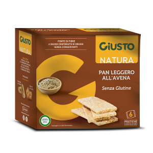 Giusto senza glutine panleggero all'avena 6 confezioni da 25g