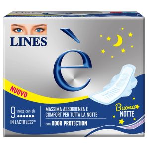 Lines e' notte carry pack 9 pezzi