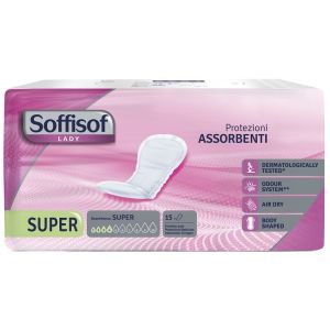 Pannolone per incontinenza soffisof lady air dry super 15 pezzi