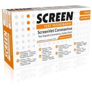 Screenvet test rapido veterinaria coronavirus feci gatto
