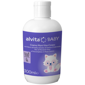 Alvita baby crema viso-corpo 300 ml