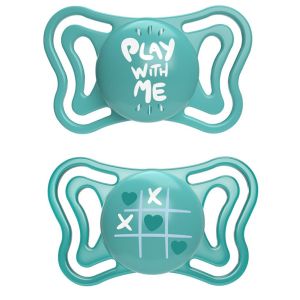 Chicco succhietto light azzurro silicone 16-36m 2 pezzi