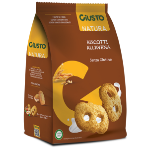 Giusto senza glutine biscotti avena 250 g