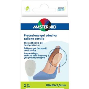 Protezione adesiva master-aid footcare sottile tallone 2 pezzi f5