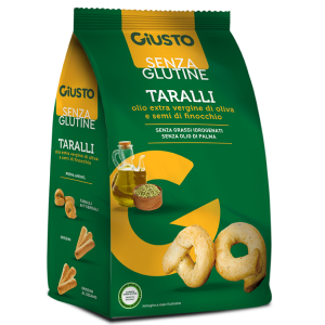 Giusto senza glutine taralli finocchio 175 g