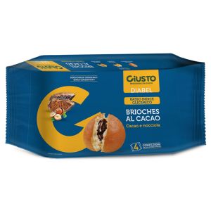 Giusto diabel brioche cacao 4 pezzi da 45 g