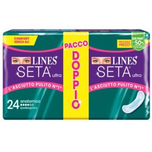 Lines seta ultra assorbenti anatomico vp dwct 24 pezzi
