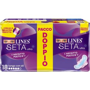 Lines seta ultra assorbenti lungo vp dwct 18 pezzi