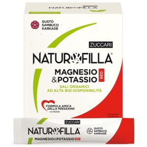 Naturofilla magnesio & potassio red gusto sambuco-karkade' 28 stick pack