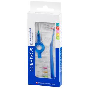 Curaprox cps prime start mixed pack with cps 06 -011 +uhs 409 + uhs 470 blue holders + caps