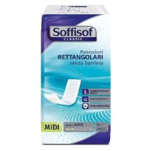 Pannolone soffisof classic rettangolare senza barriera 30 pezzi