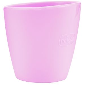 Chicco biberon silicone rosa 6 mesi+