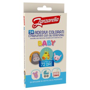 Zanzarella sticker baby 24 pezzi