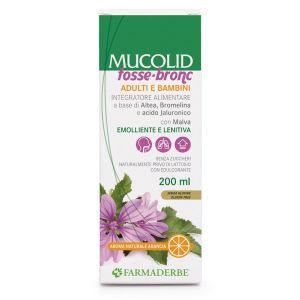 Mucolid tosse bronc 200 ml arancia