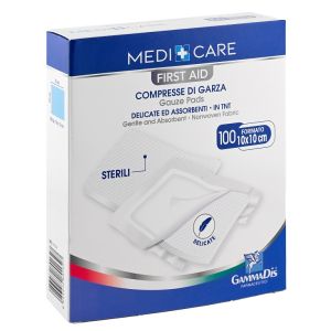 Garza medicare tnt 10x10 cm 100 pezzi