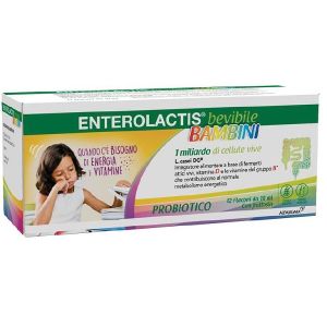 Enterolactis bambini bevibile 12 flaconi da 10 ml