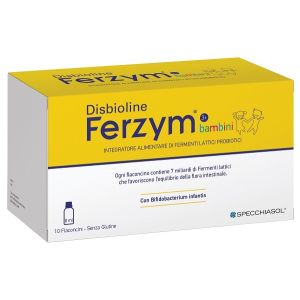 Disbioline ferzym bambini 10 flaconcini da 8 ml