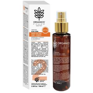 Organics pharm sun care spray solare viso-corpo spf30 100 ml