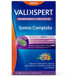 Valdispert sonno completo 30 compresse a doppio strato