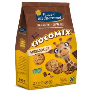 Piaceri mediterranei ciocomix mini cookies 4 monoporzioni da 50 g