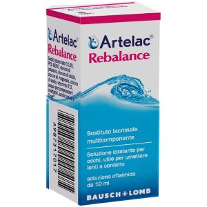 Gocce oculari multidose artelac rebalance senza conservanti 10 ml