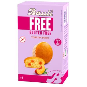 Bauli free tortina pesca 4 pezzi da 35 g