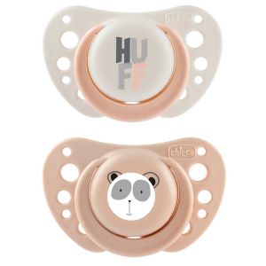 Chicco succhietti air rosa silicone 2-6 mesi 2 pezzi