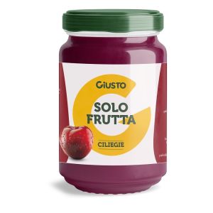 Giusto solo frutta confettura ciliegie 220 g