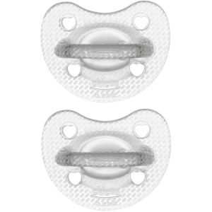 Chicco gommotto silicone crystal 16-36 mesi 2 pezzi
