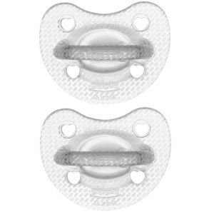 Chicco gommotto silicone crystal 2-6 mesi 2 pezzi