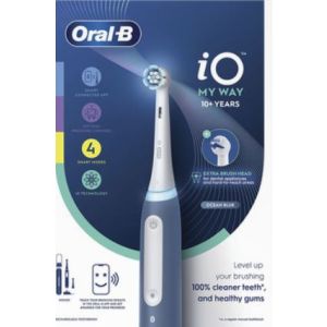 Oralb spazzolino power io4 teens blue