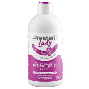 Lady presteril detergente intimo antibatterico/ph acido 500  ml
