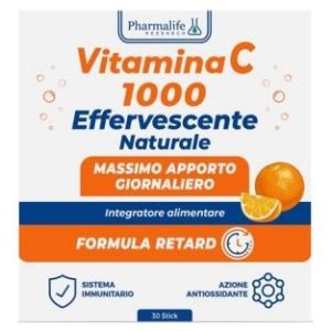 Vitamina c 1000 effervescente naturale 30 stick