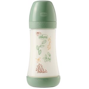 Chicco biberon p5 eco polipropilene da 240 ml medium silicone