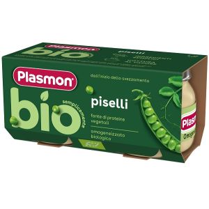 Plasmon bio omogeneizzato piselli 2 pezzi