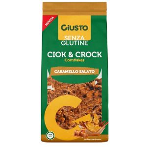 Giusto senza glutine ciok&crock cornflakes caramello salato 125 g
